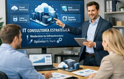 Retrato en tonos azules de un profesional de la tecnología enfocado en soluciones analíticas